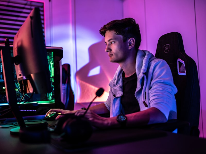 Private LAN room, set for sixteen